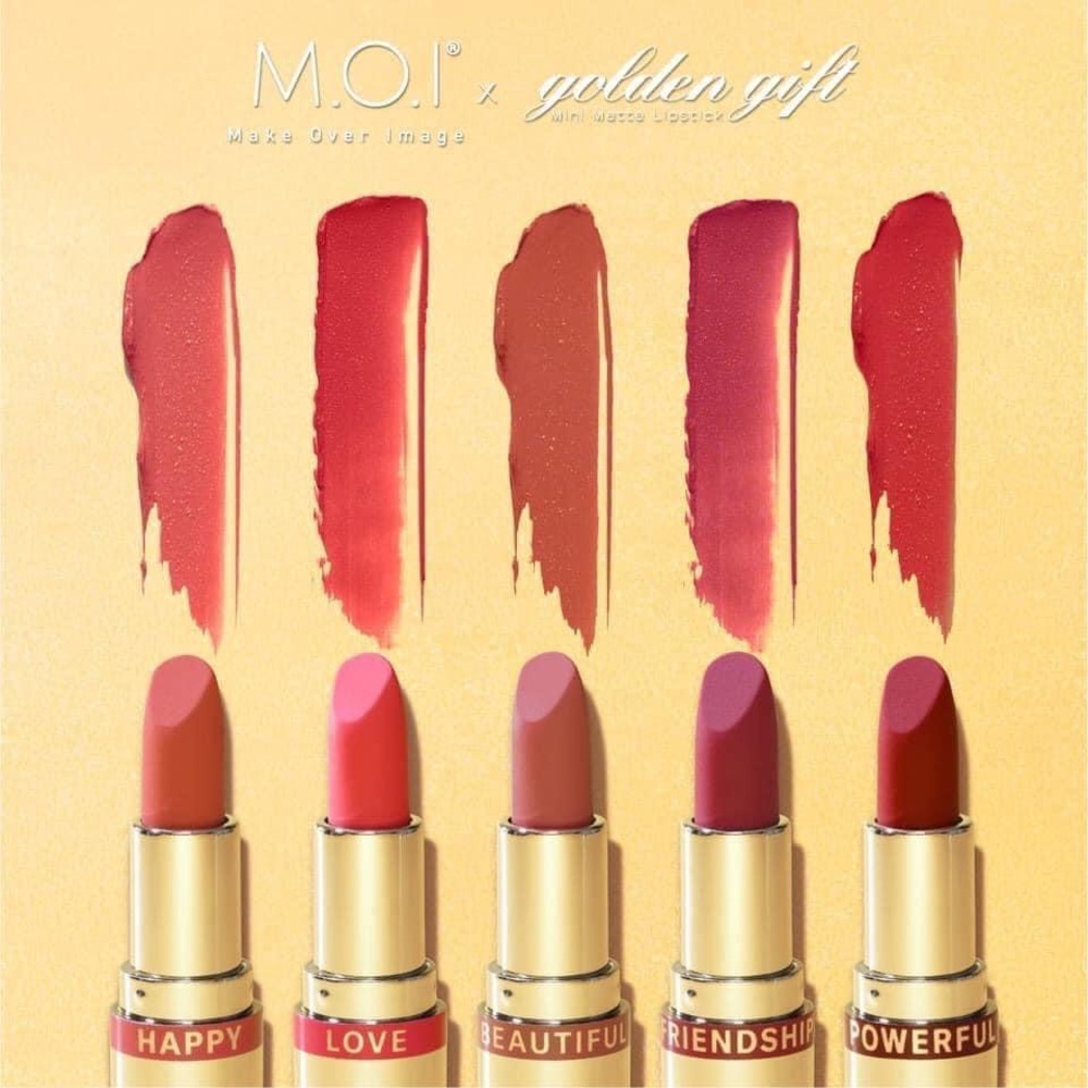 Set lipstick Goldengift Moicosmetics